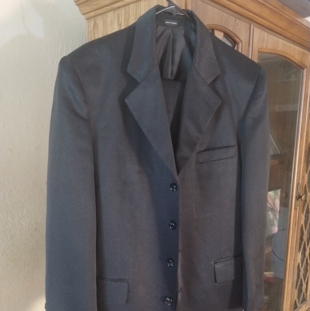 Classic Black Men's Suit By J.Vital